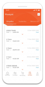 Cara Melihat Riwayat Transaksi - UBIQU