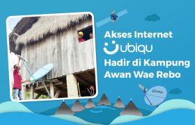 Akses Internet  Satelit di Kampung Awan Wae Rebo